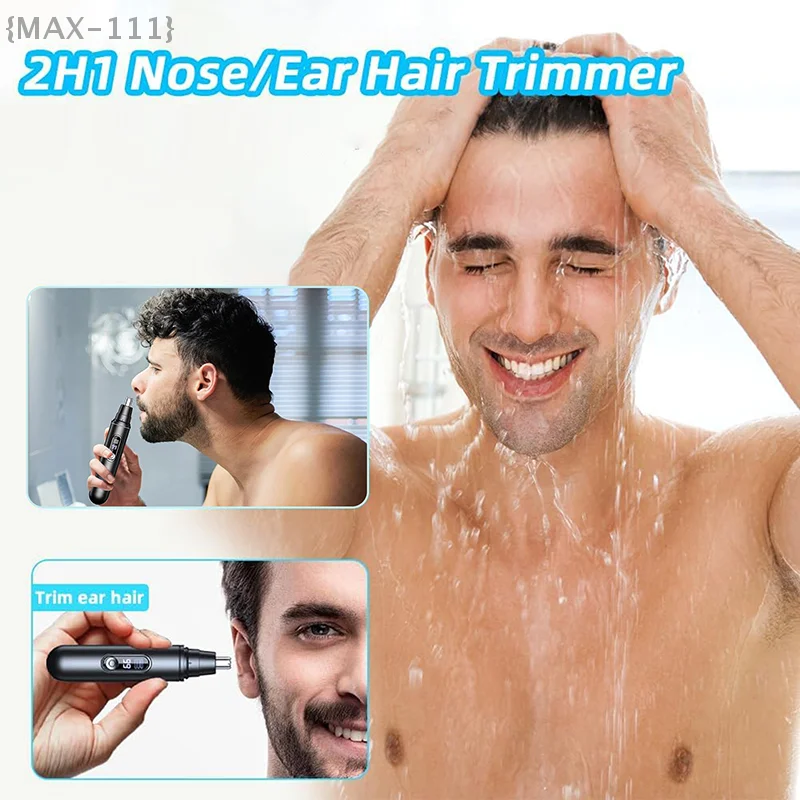 Rechargeable Nose Hair Trimmer For Men, Electric Ear & Nose Clipper With LED Display, Professional Grooming Tool
Rechargeable Nose Hair Trimmer For Men, Electric Ear & Nose Clipper With LED Display, Professional Grooming Tool
