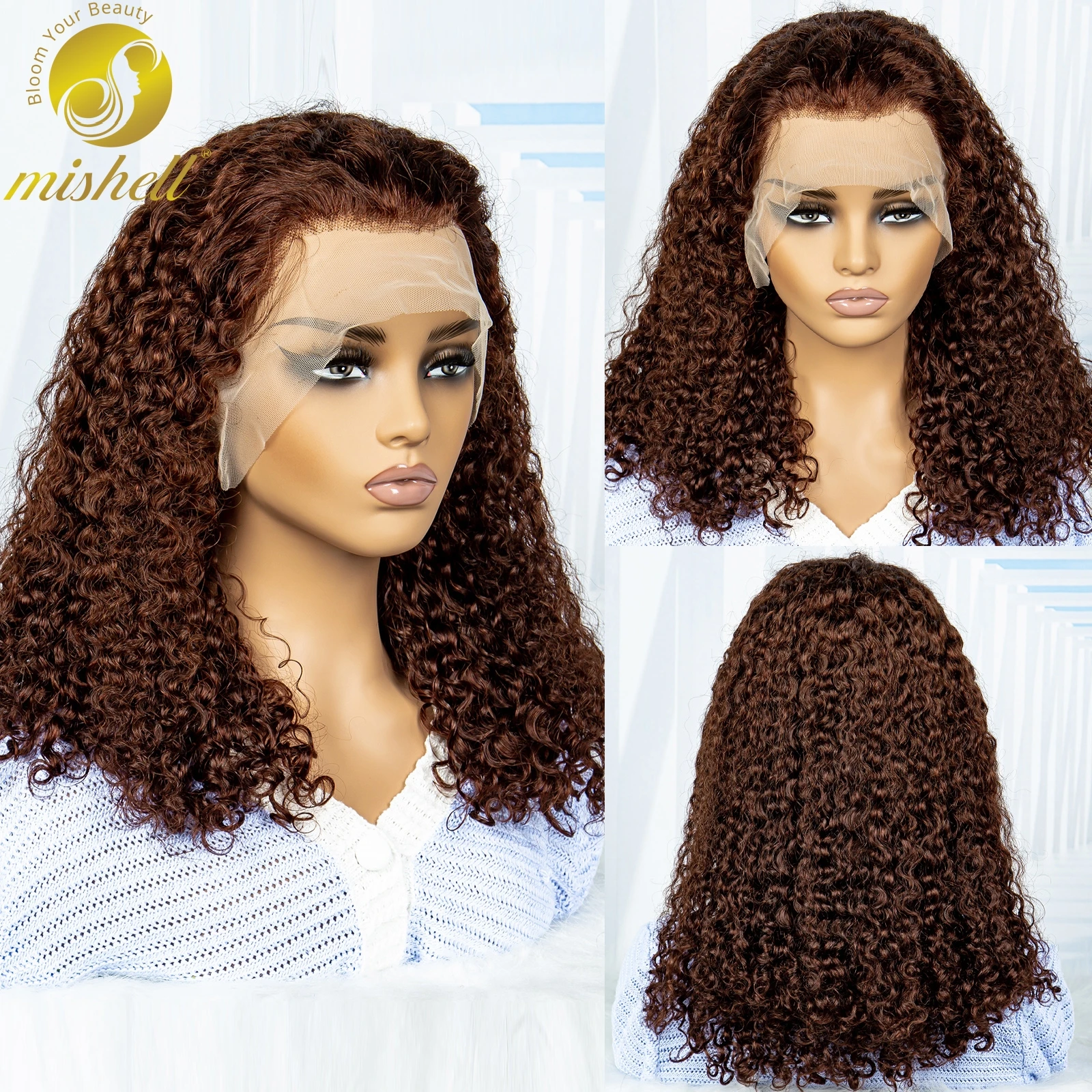 Chocolate Brown 13x4 Lace Frontal 250% Density Water Wave Human Hair Wigs Short Bob Wigs Lace Front Wigs Brazilian Remy Bob Wigs
Chocolate Brown 13x4 Lace Frontal 250% Density Water Wave Human Hair Wigs Short Bob Wigs Lace Front Wigs Brazilian Remy Bob Wigs