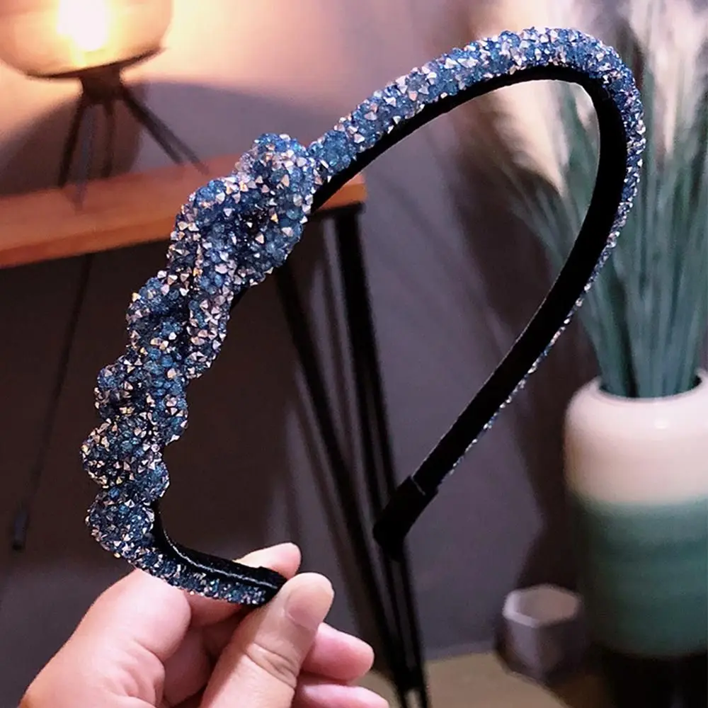 Women Sweet Hair Accessories Crystal Weaving Fashion Headband Headdress Head Hoop Hair Band
Women Sweet Hair Accessories Crystal Weaving Fashion Headband Headdress Head Hoop Hair Band