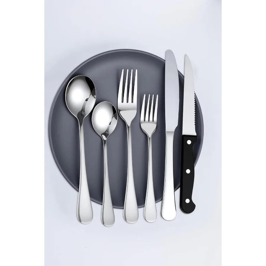 Набор овальной посуды, набор столовых приборов из 24 предметов для 4 столовых приборов из пищевой нержавеющей стали, набор столовых приборов с зеркальной полировкой для
Набор овальной посуды, набор столовых приборов из 24 предметов для 4 столовых приборов из пищевой нержавеющей стали, набор столовых приборов с зеркальной полировкой для