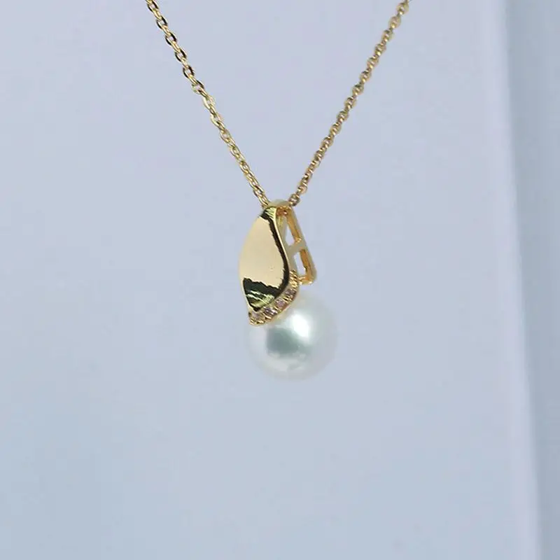 1PCS D117 14K Gold Plated Color Retention Pearl Pendant Tray DIY Jewelry Accessories Chain And Pearl Not Included
1PCS D117 14K Gold Plated Color Retention Pearl Pendant Tray DIY Jewelry Accessories Chain And Pearl Not Included