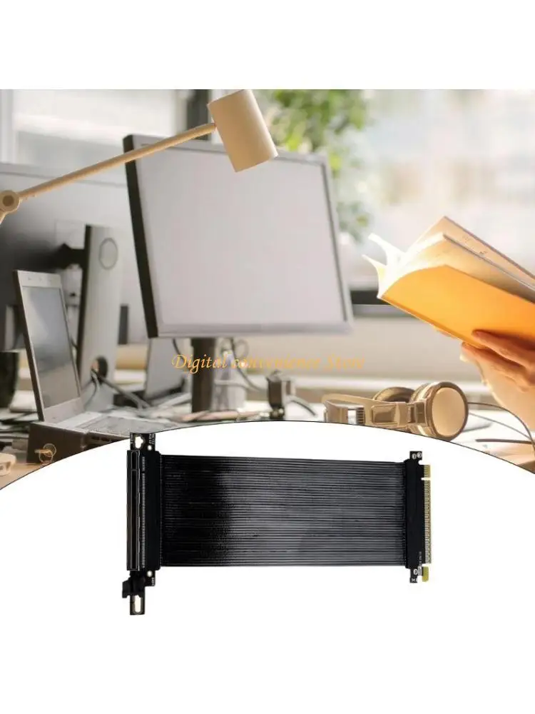 97QA Flexible PCIe 5.0/ Compatible GPU Extension Cable With Shielding
