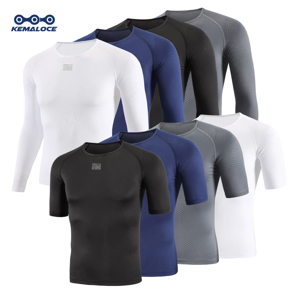 KEMALOCE Cycling Base Layer Men Short Sleeve White&Black&Grey Mesh Long Sleeve Shirts Cool MTB Sports&Run Inner Wears Undershirt
KEMALOCE Cycling Base Layer Men Short Sleeve White&Black&Grey Mesh Long Sleeve Shirts Cool MTB Sports&Run Inner Wears Undershirt