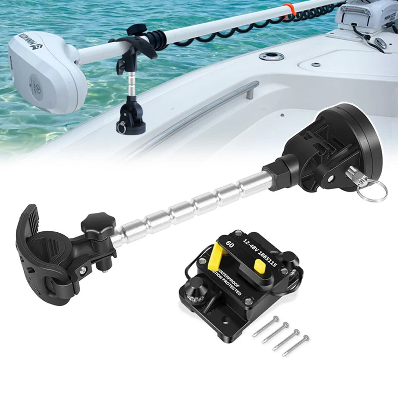 1865115 MKR-27 60 AMP Circuit Breaker & 1862051 MKA-55 Electric Steer Stabilizer Kit for MinnKota Trolling Motors 12-48V
1865115 MKR-27 60 AMP Circuit Breaker & 1862051 MKA-55 Electric Steer Stabilizer Kit for MinnKota Trolling Motors 12-48V