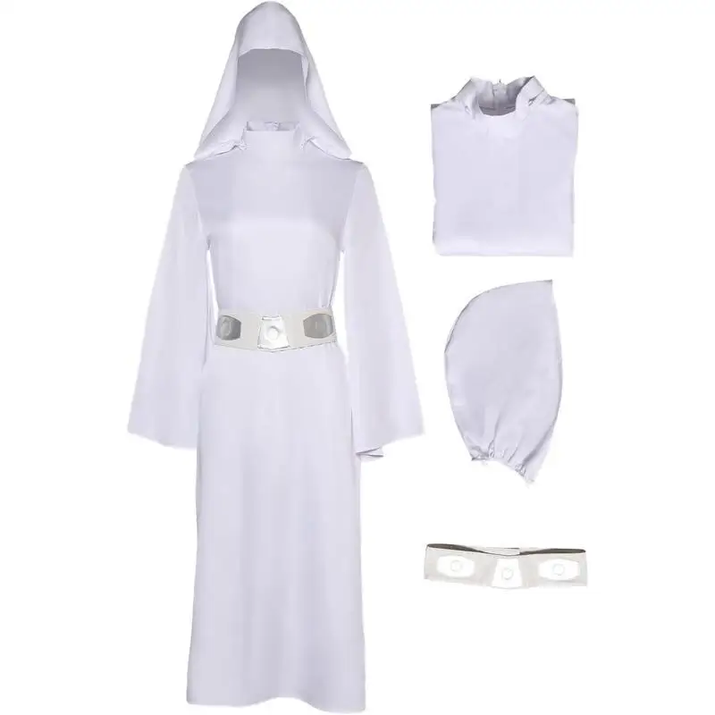 Princess Leia Long White Dress Elegant Female Fashion Ensemble Summer Season Women's Clothing No Brand Registered Trademark
Princess Leia Long White Dress Elegant Female Fashion Ensemble Summer Season Women's Clothing No Brand Registered Trademark