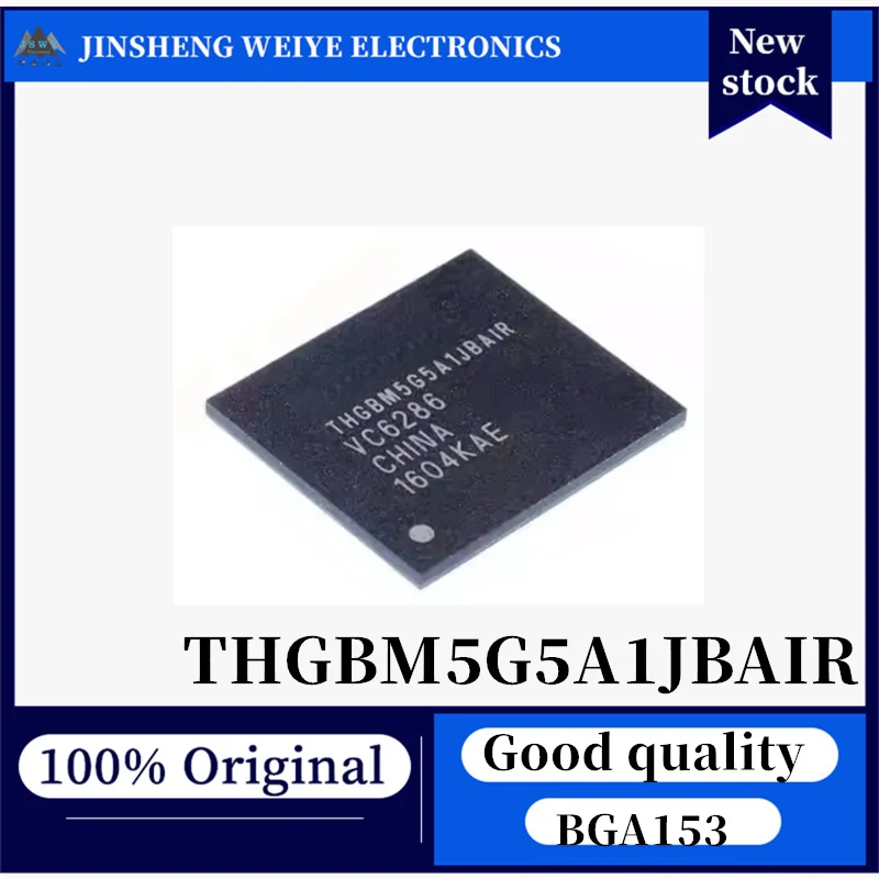 (5/20 pieces) THGBM5G5A1JBAIR BGA-153 4GB eMMC 4.41α Embedded Flash Memory, Original and In Stock, Chipset
(5/20 pieces) THGBM5G5A1JBAIR BGA-153 4GB eMMC 4.41α Embedded Flash Memory, Original and In Stock, Chipset