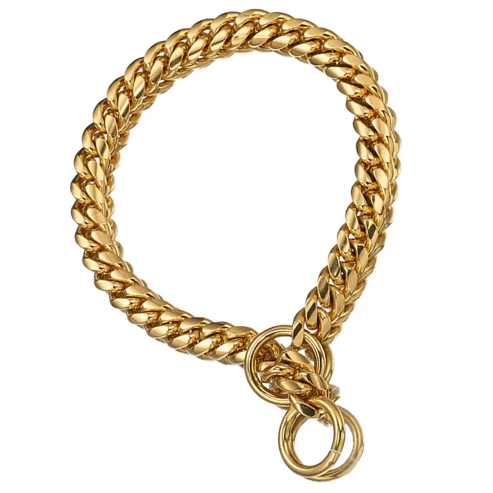 Chain Necklace Collar Adjustable Choker for Dogs Golden Metal Link Decorative Fashion Stylish Pet Accessories Dog Collar Little
Chain Necklace Collar Adjustable Choker for Dogs Golden Metal Link Decorative Fashion Stylish Pet Accessories Dog Collar Little