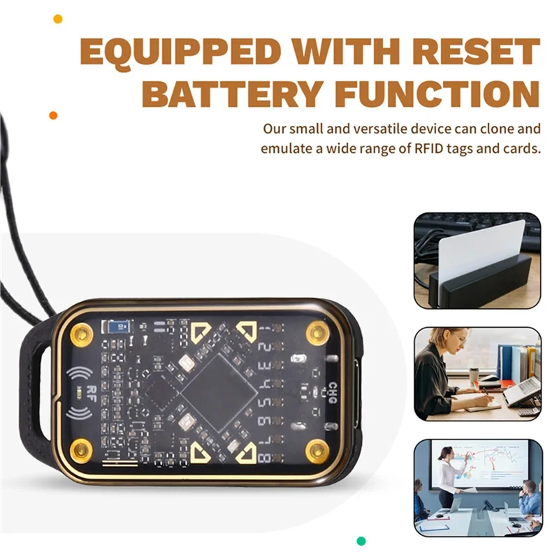 AAAEL-Chameleon Ultra RFID Smart Chip Reader+3XUID Keychain Smart Card Emulator NFC Duplicator 125K 13.56Mhz ID IC Card Decode
AAAEL-Chameleon Ultra RFID Smart Chip Reader+3XUID Keychain Smart Card Emulator NFC Duplicator 125K 13.56Mhz ID IC Card Decode