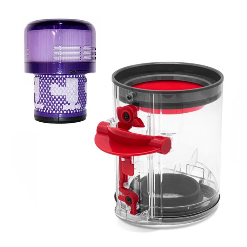 A85I-Dust Bin For Dyson V10 Slim V12 Digital Slim Vacuum Cleaner Canister, Replacement Dust Bucket Collector With Hepa Filter
A85I-Dust Bin For Dyson V10 Slim V12 Digital Slim Vacuum Cleaner Canister, Replacement Dust Bucket Collector With Hepa Filter