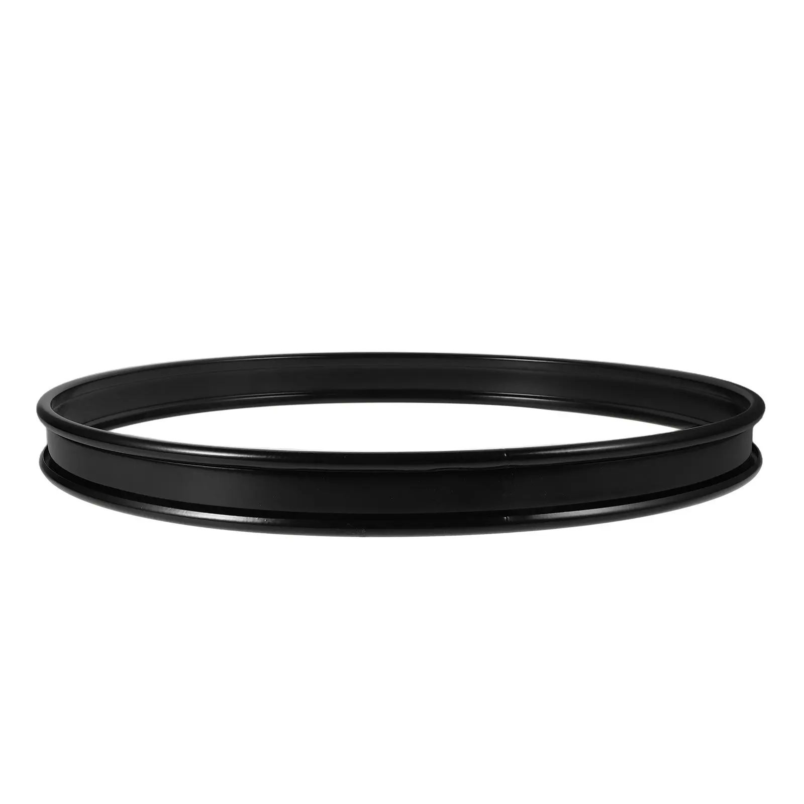 16 Inch Modern Black Finish Drum Hoop Metal Hoop Protector for Snare Bass Drums Recording Studio Band Practice Drum Percussion
16 Inch Modern Black Finish Drum Hoop Metal Hoop Protector for Snare Bass Drums Recording Studio Band Practice Drum Percussion