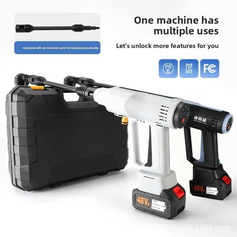Household Wireless Lithium Battery Car Washing Machine Rechargeable High Pressure Water Gun High Pressure Portable
Household Wireless Lithium Battery Car Washing Machine Rechargeable High Pressure Water Gun High Pressure Portable