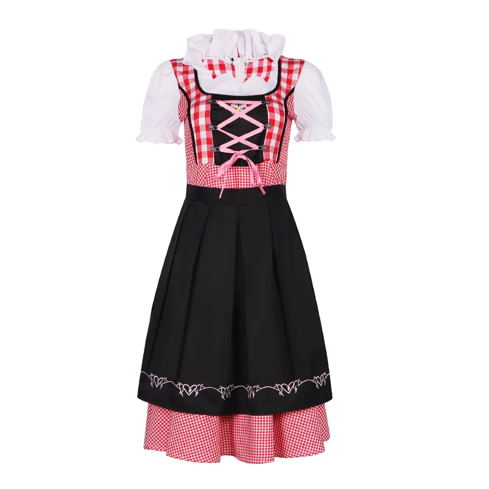 Women Oktoberfest Dirndl Carnival Party Traditional Costume German Bavaria Beer Girl Dress Waitress Maid Dress Apron Outfit
Women Oktoberfest Dirndl Carnival Party Traditional Costume German Bavaria Beer Girl Dress Waitress Maid Dress Apron Outfit
