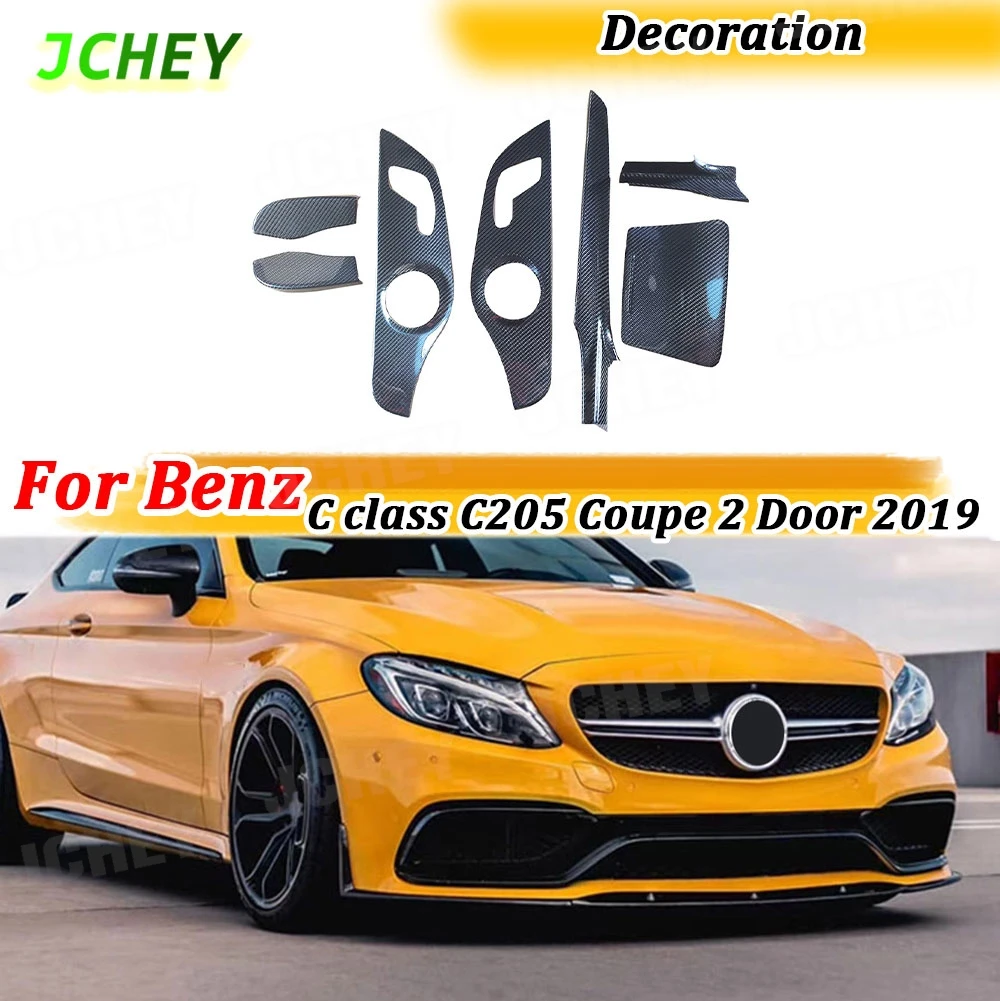 JCHEY 1Set Car-styling Carbon Fiber Interior Dashboard Decoration Trim Cover for Benz C class C205 Coupe 2 Door 2019 up
JCHEY 1Set Car-styling Carbon Fiber Interior Dashboard Decoration Trim Cover for Benz C class C205 Coupe 2 Door 2019 up