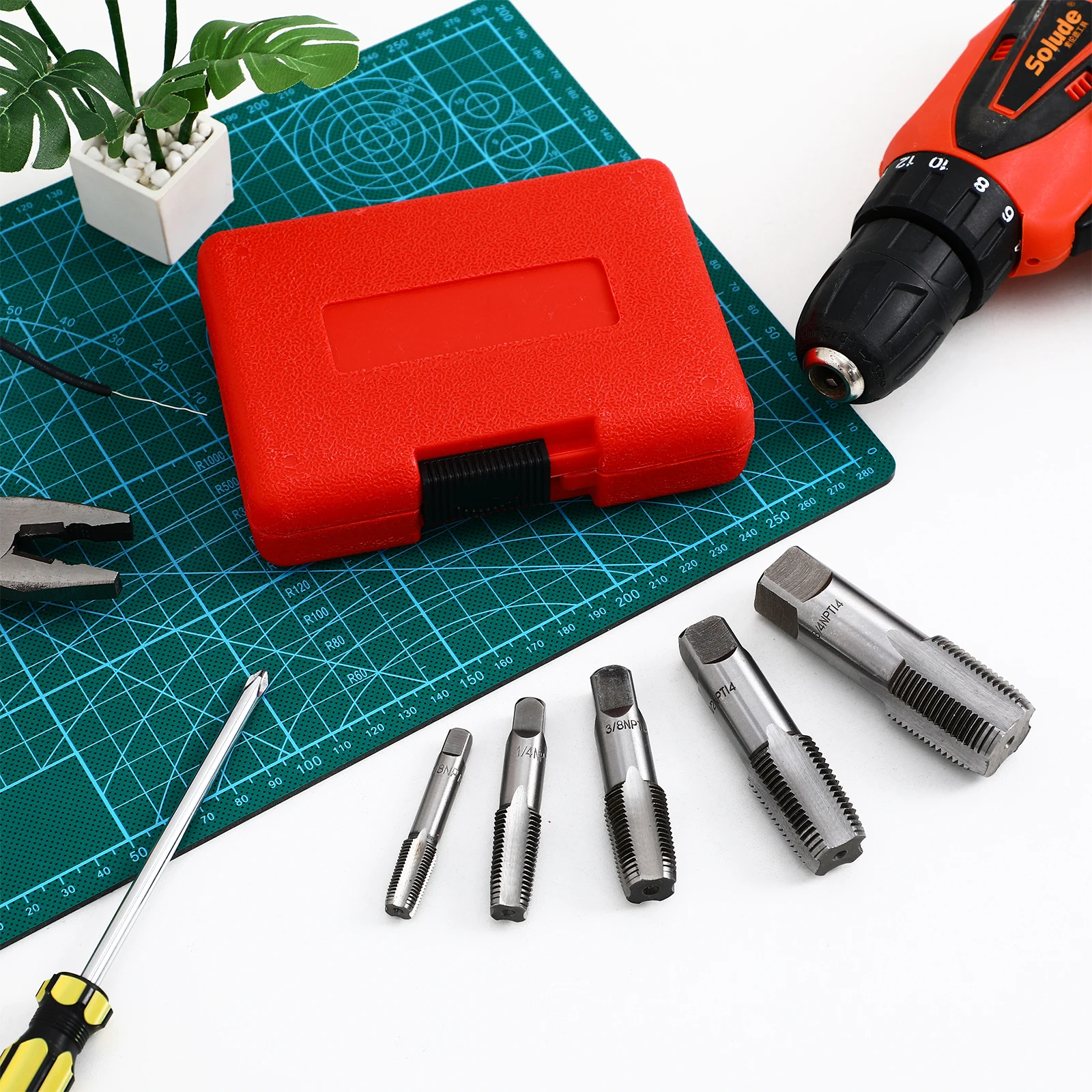 5 Pcs Tap Set Carbon Steel Npt Plumbing Taps 1 8 Thread Repair Metric Tap Threading Tool Threading Tool Bolt Hand Tools
5 Pcs Tap Set Carbon Steel Npt Plumbing Taps 1 8 Thread Repair Metric Tap Threading Tool Threading Tool Bolt Hand Tools