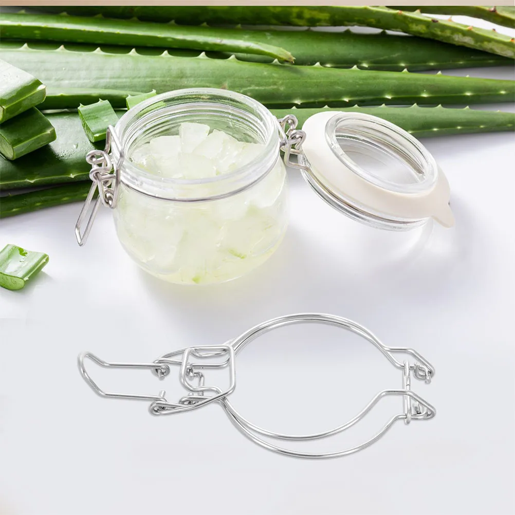 12pcs Stainless Steel Sealing Clamps Spring Design Easy Installation Reusable Wide Mouth Glass Jars Wire Locking Storage
12pcs Stainless Steel Sealing Clamps Spring Design Easy Installation Reusable Wide Mouth Glass Jars Wire Locking Storage
