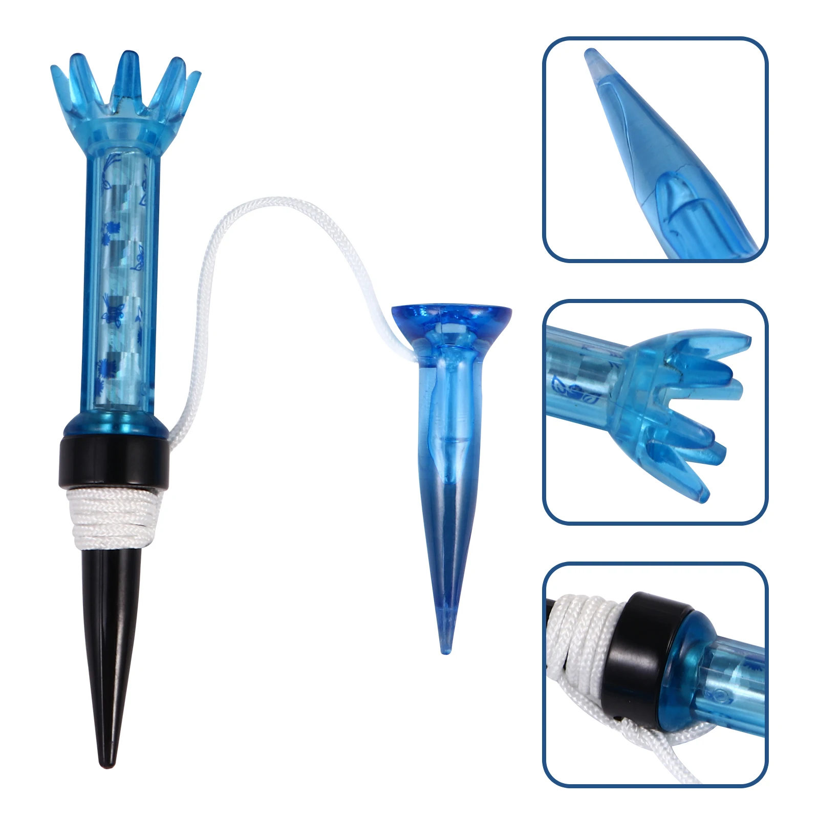 2Pcs Plastic Golf Ball Nails Durable Lightweight Easy to Use Carry Store Tees Accessories Supplies Marker Consistent Holder
2Pcs Plastic Golf Ball Nails Durable Lightweight Easy to Use Carry Store Tees Accessories Supplies Marker Consistent Holder