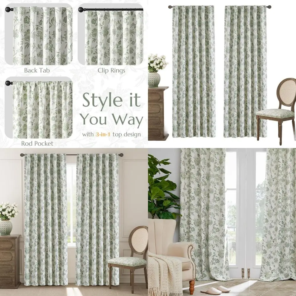 Плотные шторы с цветочным принтом шалфея, 84, французский стиль кантри, набор из 2 панелей для спальни
Плотные шторы с цветочным принтом шалфея, 84, французский стиль кантри, набор из 2 панелей для спальни