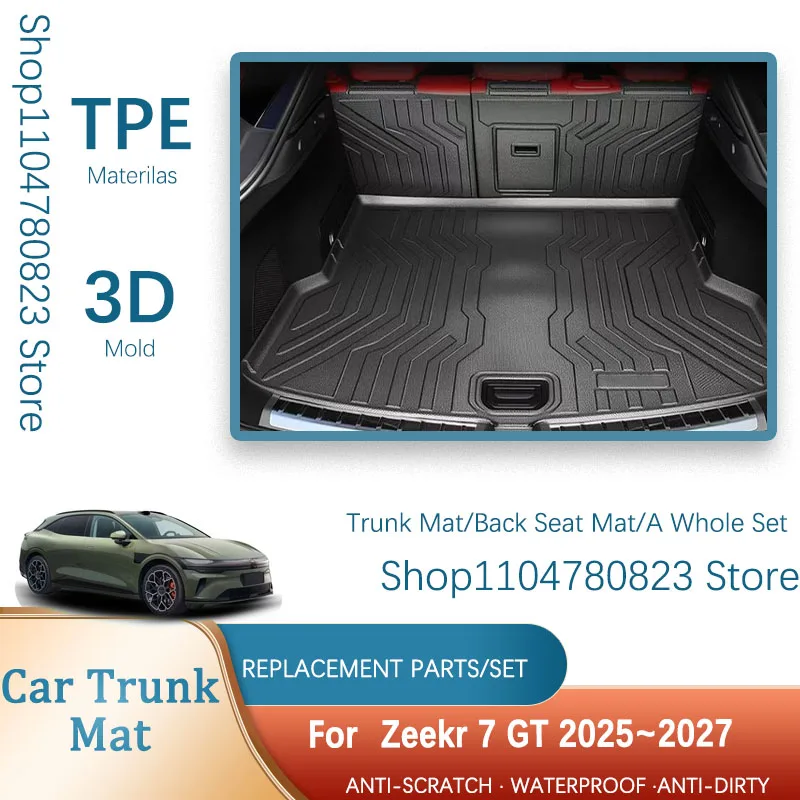 Car Rear Trunk Mats For Zeekr 7 GT 007 GT CC1E 2025 2026 2027 Waterproof Storage Pad Cargo Liner Back Seat Cover Car Accessories
Car Rear Trunk Mats For Zeekr 7 GT 007 GT CC1E 2025 2026 2027 Waterproof Storage Pad Cargo Liner Back Seat Cover Car Accessories