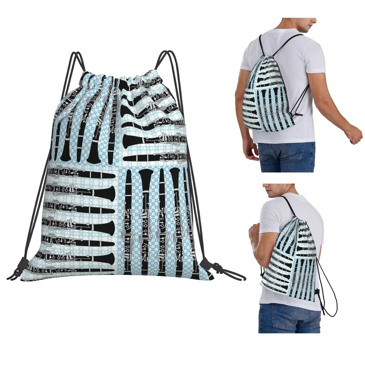 Clarinet Crosshatch Pattern Backpacks Casual Drawstring Bags Sports Bag Book Bags for Man Woman Students
Clarinet Crosshatch Pattern Backpacks Casual Drawstring Bags Sports Bag Book Bags for Man Woman Students
