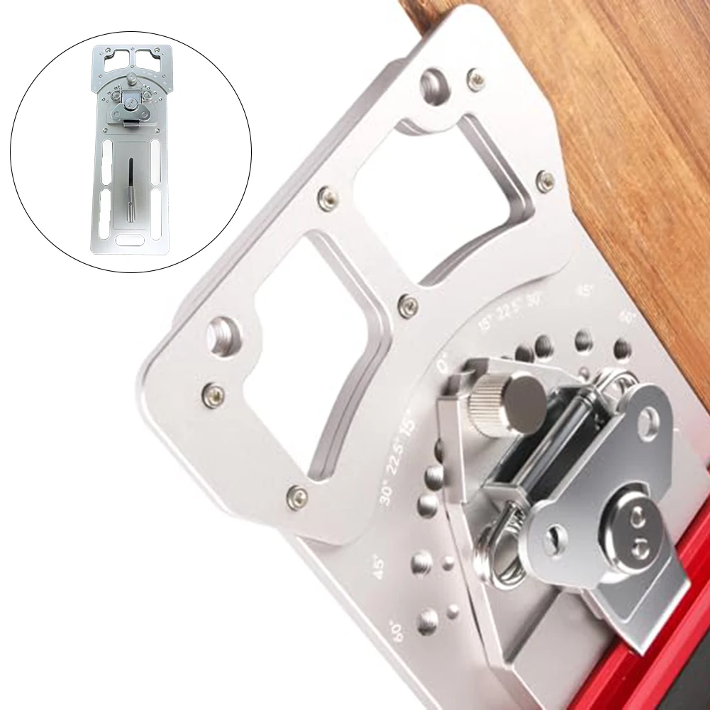 Регулируемая направляющая для торцовочной пилы с угловым нарезанием от -60 до 60 градусов, совместимая с системами крепления.
Регулируемая направляющая для торцовочной пилы с угловым нарезанием от -60 до 60 градусов, совместимая с системами крепления.