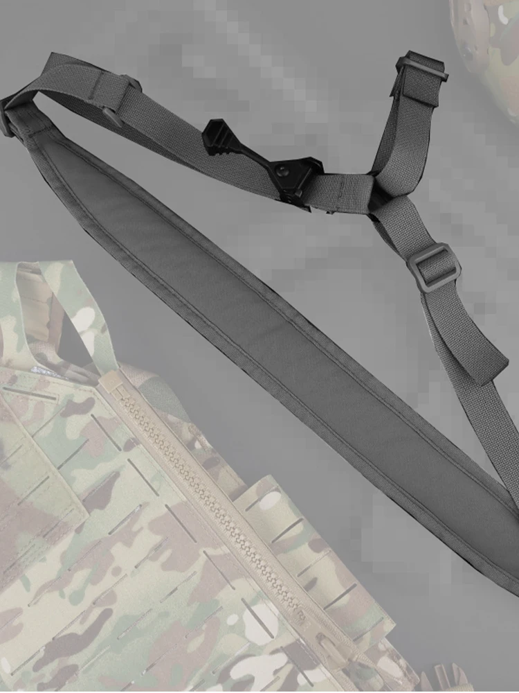 Outdoor tactical rope strap with quick adjustment and quick pull-out launcher, single point strap with multiple fastening buckle
Outdoor tactical rope strap with quick adjustment and quick pull-out launcher, single point strap with multiple fastening buckle