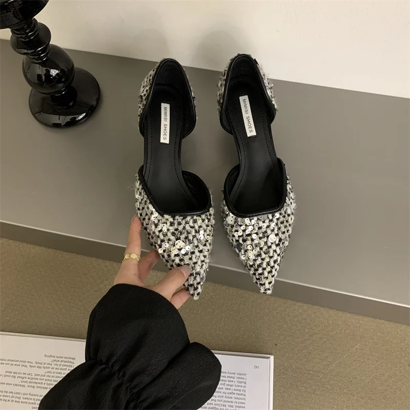 2024 Trend Women Sandals Pointed Toe Fashion Shoes Women Mid Heels Party Shoes Shallow Sexy Sandals New Elegant Stilettos
2024 Trend Women Sandals Pointed Toe Fashion Shoes Women Mid Heels Party Shoes Shallow Sexy Sandals New Elegant Stilettos