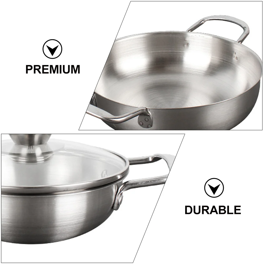 Soup Cooking Pot Large Our Simmer Ramen Pan with Lid Korean Cookware Stainless Steel
Soup Cooking Pot Large Our Simmer Ramen Pan with Lid Korean Cookware Stainless Steel