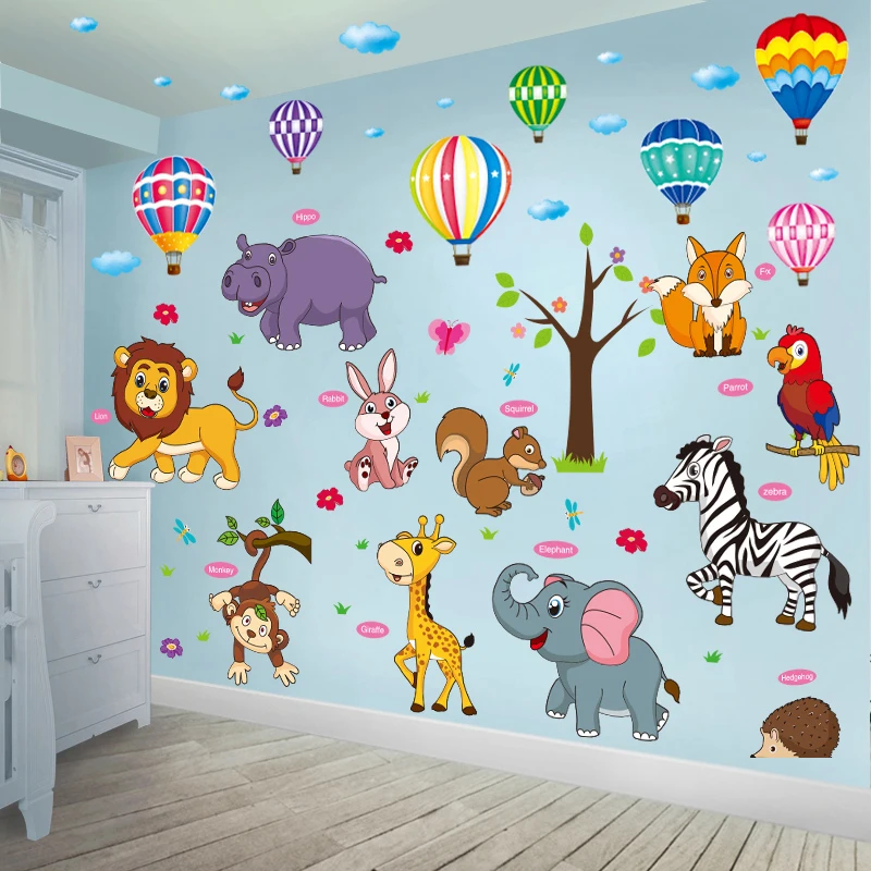 Wallpaper Decoration Cartoon Animal Wall Stickers Children's Room Baby Early Education Wall Decoration Stickers Painting Wall
Wallpaper Decoration Cartoon Animal Wall Stickers Children's Room Baby Early Education Wall Decoration Stickers Painting Wall