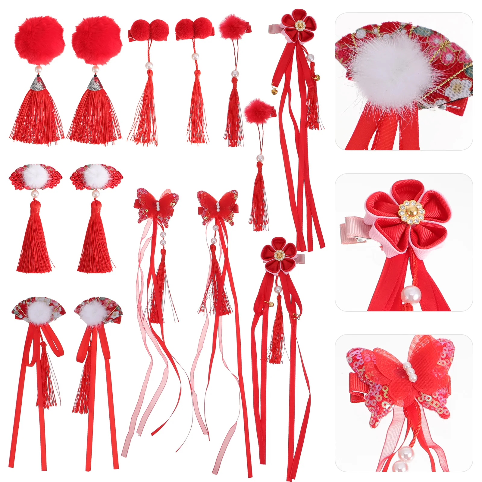 7 Pairs Hairpin New Year Kids Accessories for Girls Headwear Decorations Ornaments Clips
7 Pairs Hairpin New Year Kids Accessories for Girls Headwear Decorations Ornaments Clips