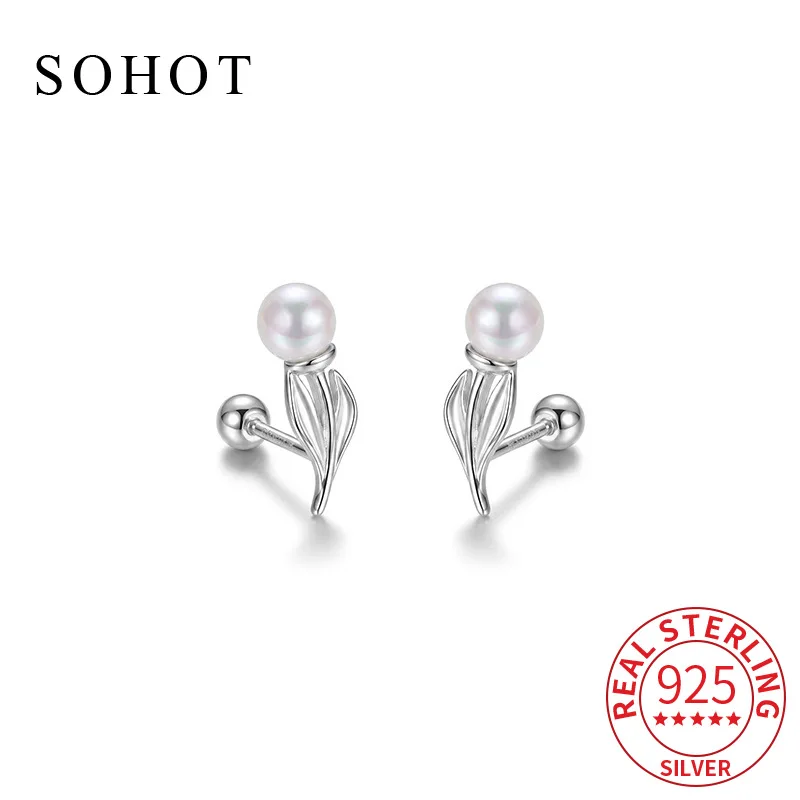 Real 925 Sterling Silver Sweet Flower Stud Earrings for Charming Women Fine Jewelry Plant Luxurious Irregular Accessories
Real 925 Sterling Silver Sweet Flower Stud Earrings for Charming Women Fine Jewelry Plant Luxurious Irregular Accessories