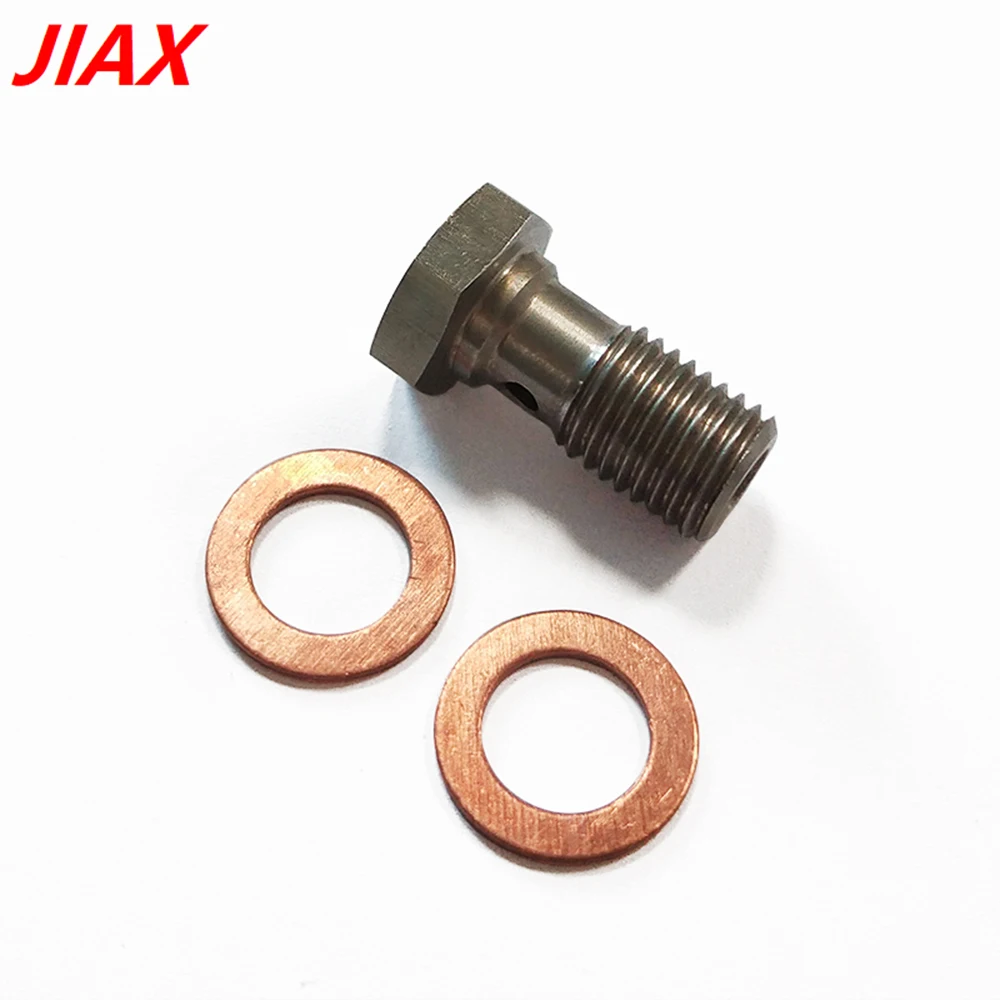 CNC Machined Stainless Steel Banjo Bolt M10X1 for Brake Hose High Precision Auto Spare Parts
CNC Machined Stainless Steel Banjo Bolt M10X1 for Brake Hose High Precision Auto Spare Parts