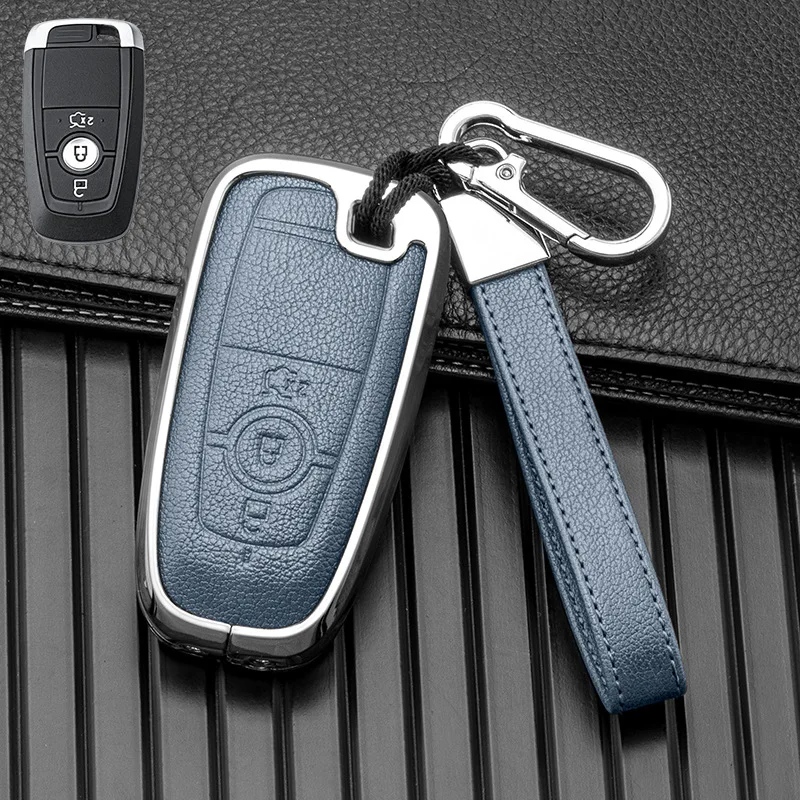 Zinc Alloy Car Remote Key Case Cover Shell Fob For Ford Edge Fusion Mustang Explorer F150 F250 F350 Ecosport Protector Holder
Zinc Alloy Car Remote Key Case Cover Shell Fob For Ford Edge Fusion Mustang Explorer F150 F250 F350 Ecosport Protector Holder