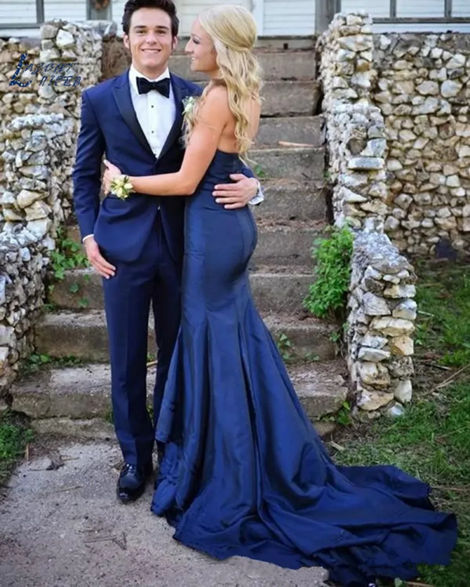 NICEB Navy Blue Mermaid Eveving Dresses Satin Women Formal Party Night 2022 Sleeveless Elegant BacklessProm Gowns Long
NICEB Navy Blue Mermaid Eveving Dresses Satin Women Formal Party Night 2022 Sleeveless Elegant BacklessProm Gowns Long