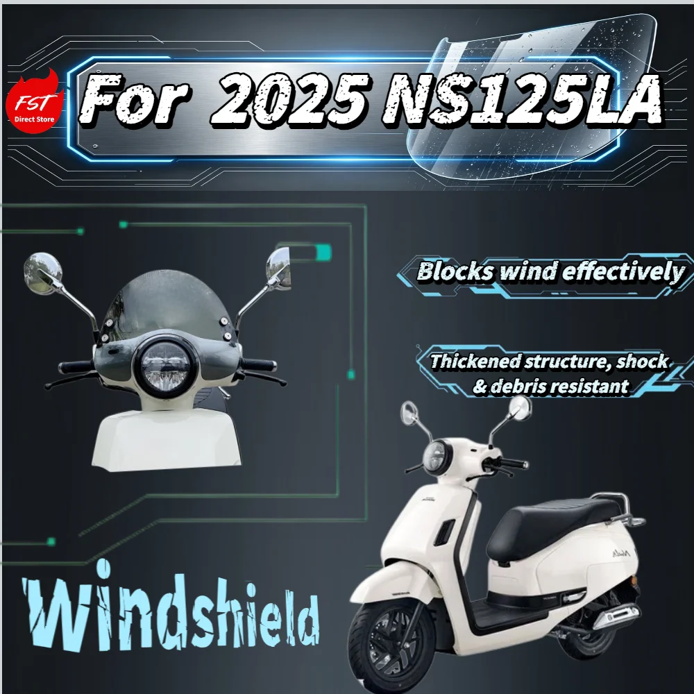 For 2025 NS125LA Modified Front Windshield, Windproof Rainproof Front Fairing Glass Accessories
For 2025 NS125LA Modified Front Windshield, Windproof Rainproof Front Fairing Glass Accessories