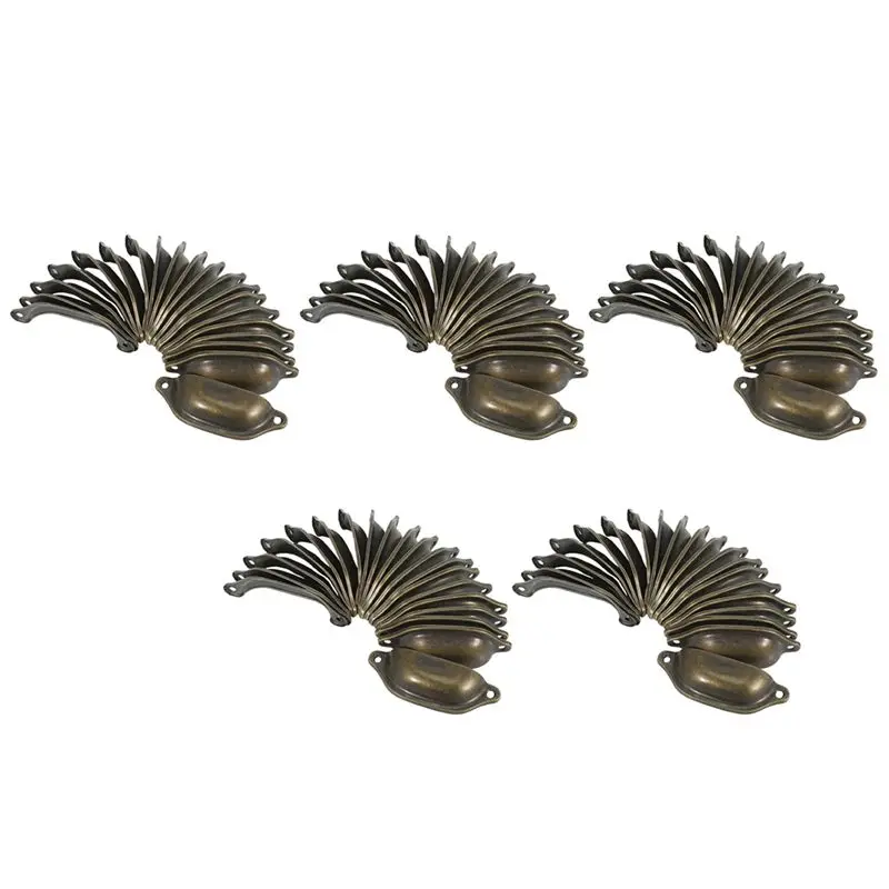 100Pcs Vintage Drawer Door Cabinet Iron Shell Cup Handle Cupboard Knob 9.7Cmx3.5Cm-ABXK
100Pcs Vintage Drawer Door Cabinet Iron Shell Cup Handle Cupboard Knob 9.7Cmx3.5Cm-ABXK
