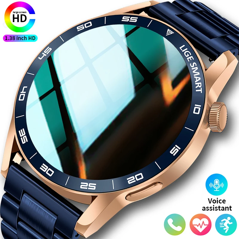 LIGE 2026 New Outdoor Sports Smart Watch Men 1.38" HD Screen Heart Rate Bluetooth Call IP68 Waterproof Business Smartwatch Women
LIGE 2026 New Outdoor Sports Smart Watch Men 1.38" HD Screen Heart Rate Bluetooth Call IP68 Waterproof Business Smartwatch Women