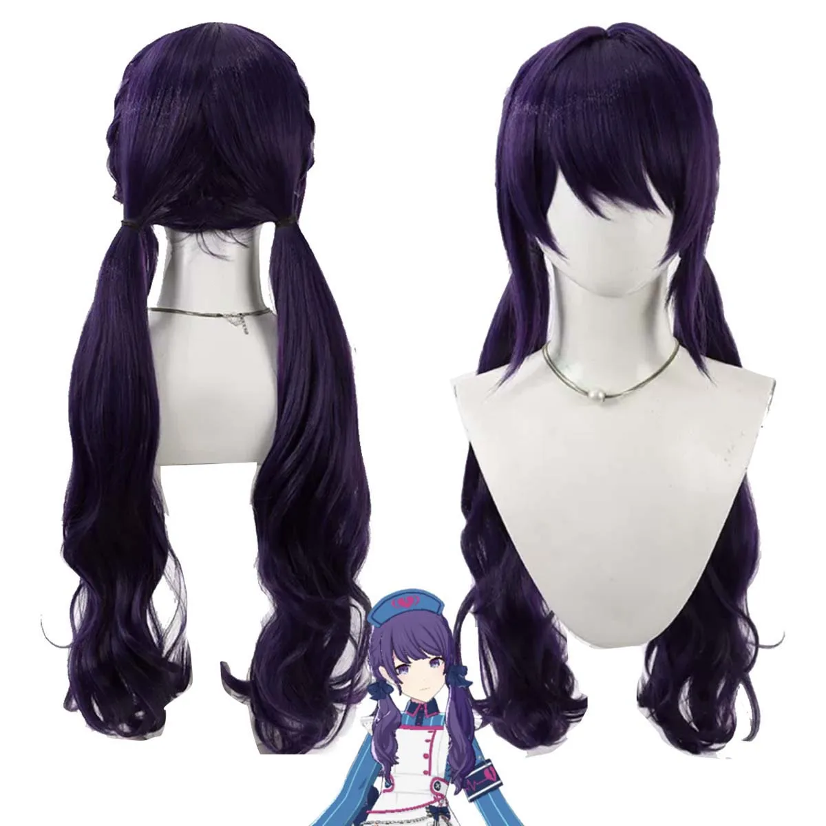 Women Halloween Carnival Party Props Anime Asahina Mafuyu Cosplay Long Purple Cruly Wig
Women Halloween Carnival Party Props Anime Asahina Mafuyu Cosplay Long Purple Cruly Wig