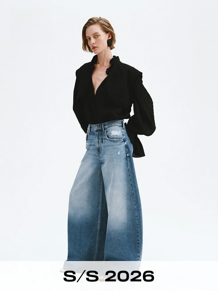 Loose Straight Leg Jeans Women's Summer New Vintage H&M Cotton Natural Waist No Stretch Ladies Jeans 2026 Spring Collection
Loose Straight Leg Jeans Women's Summer New Vintage H&M Cotton Natural Waist No Stretch Ladies Jeans 2026 Spring Collection