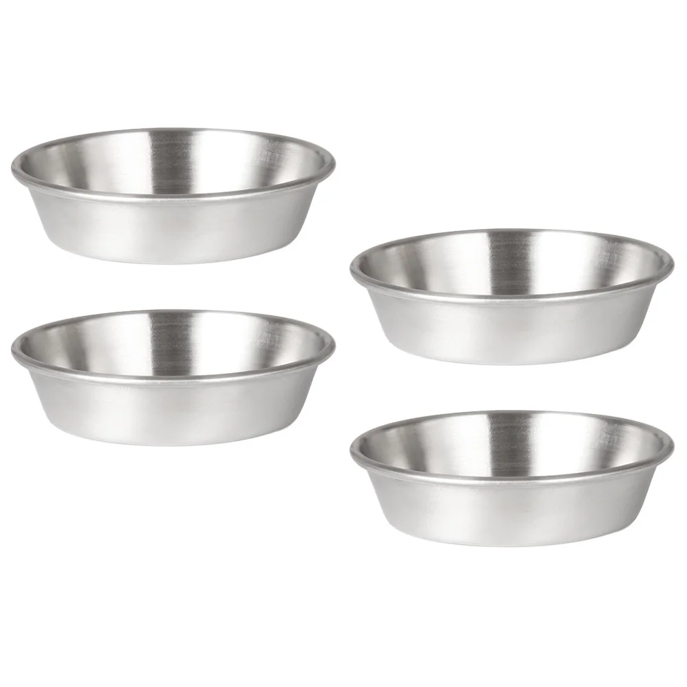 4pcs Stainless Steel Sauce Dishes Appetizer Serving Plates For Condiments Dessert Soup Kitchen Tableware Spice Bowl
4pcs Stainless Steel Sauce Dishes Appetizer Serving Plates For Condiments Dessert Soup Kitchen Tableware Spice Bowl