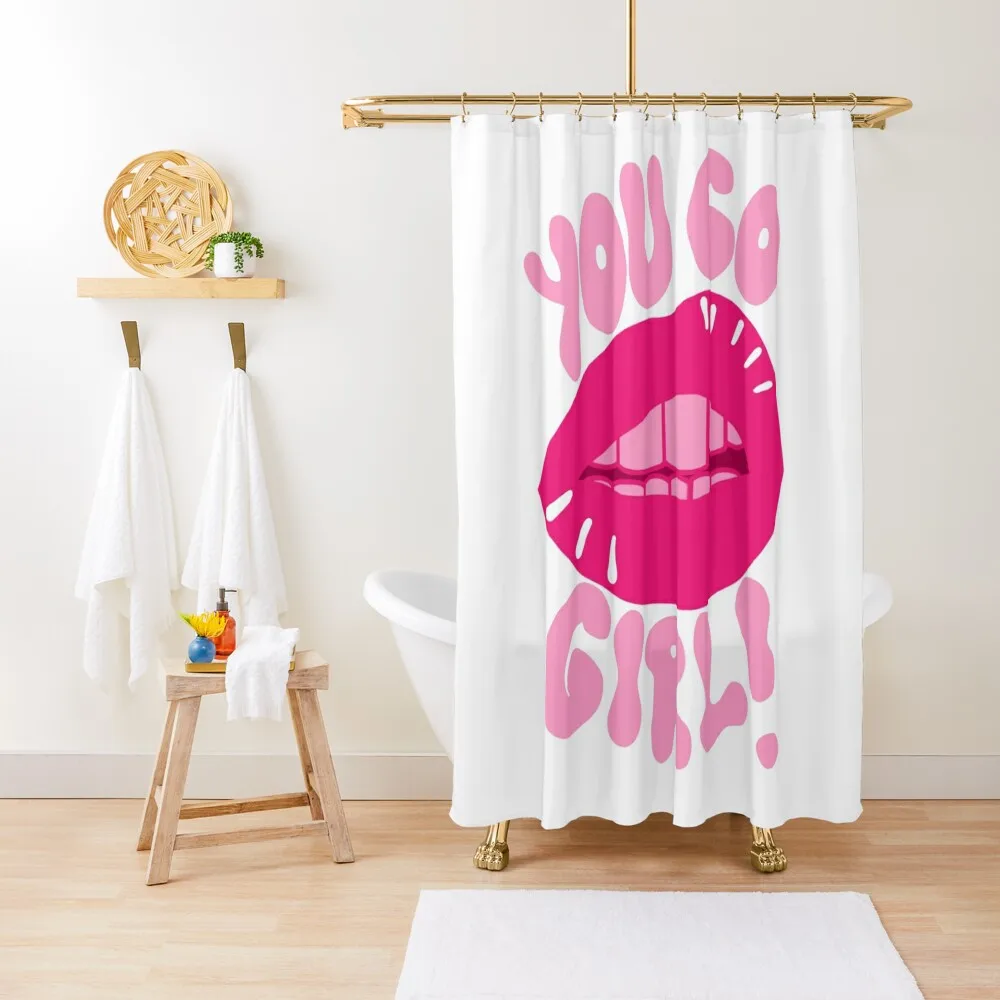 YOU GO GIRL! Shower Curtain Anti-Mold Waterproof Shower Transparent Bathroom Shower Bathroom Showers Cute Curtain
YOU GO GIRL! Shower Curtain Anti-Mold Waterproof Shower Transparent Bathroom Shower Bathroom Showers Cute Curtain