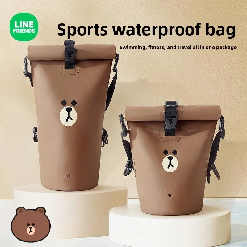 LINE FRIENDS Brown Anime Cartoon Cute Outdoor Sports Waterproof Hiking Bag Beach Fitness Storage Crossbody Bag Gift Wholesale
LINE FRIENDS Brown Anime Cartoon Cute Outdoor Sports Waterproof Hiking Bag Beach Fitness Storage Crossbody Bag Gift Wholesale