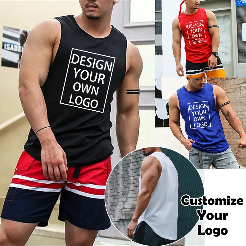 Customized Men's Sleeveless Fitness T-shirt Fashion Mens Muscle Training Vest Workout&Get Fit Tank Top Men Sports Tops
Customized Men's Sleeveless Fitness T-shirt Fashion Mens Muscle Training Vest Workout&Get Fit Tank Top Men Sports Tops
