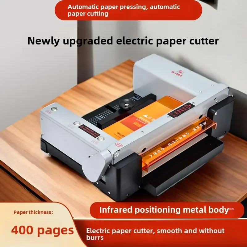 LeiSheng Automatic Paper Cutter A4 Heavy Duty Thick Layer Paper Cutter Large Book Paper Cutter G-480 Labor-saving
LeiSheng Automatic Paper Cutter A4 Heavy Duty Thick Layer Paper Cutter Large Book Paper Cutter G-480 Labor-saving