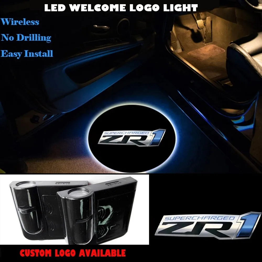 2 Pieces Wireless ZR1 SUPERCHARGED LED Logo Car Door Welcome Projector Lights for Shadow Light Car Accessories
2 Pieces Wireless ZR1 SUPERCHARGED LED Logo Car Door Welcome Projector Lights for Shadow Light Car Accessories