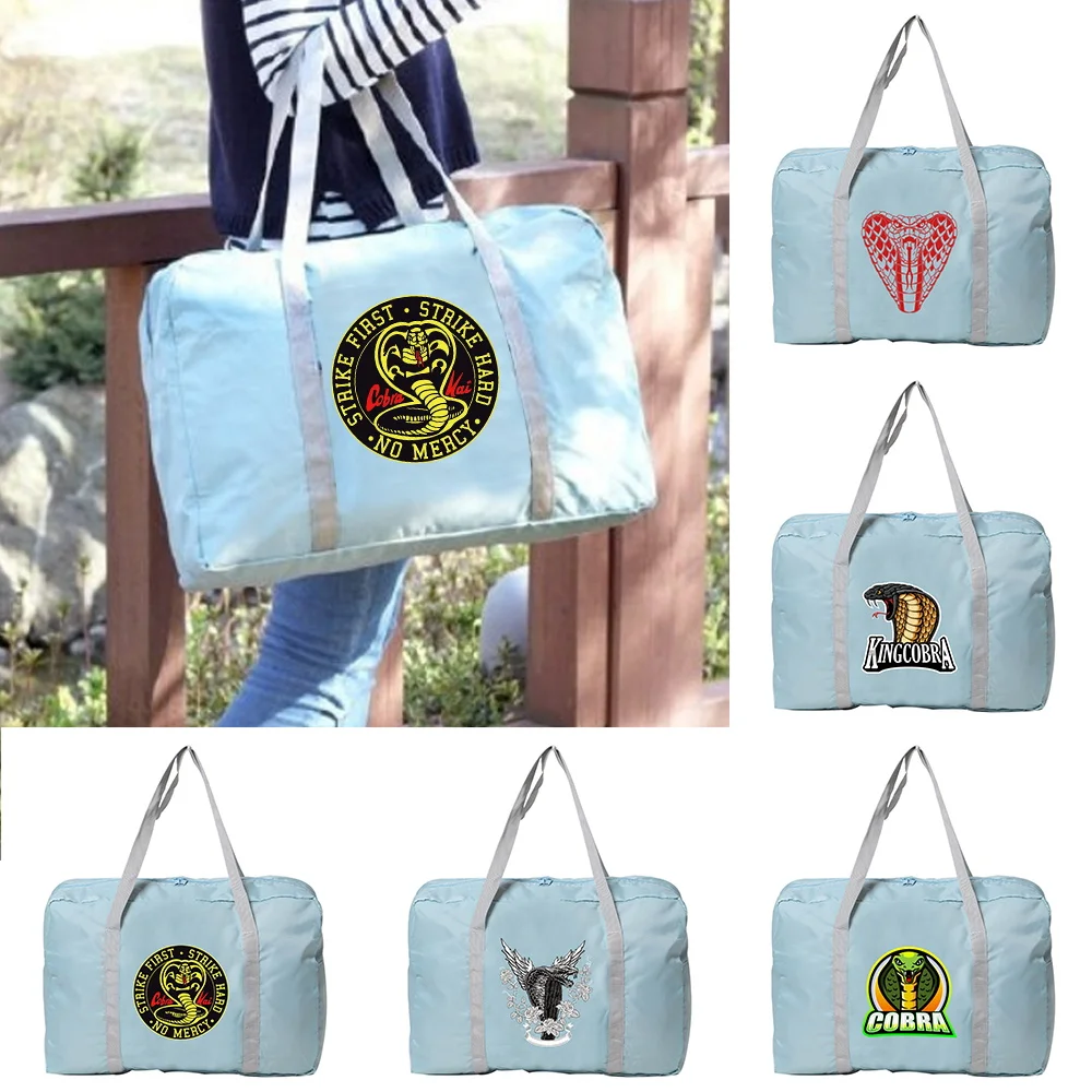 Travel Handbag Spacious Durable Foldable Travel Duffel Bag Cobra Pattern Printing Series Portable Clothing Storage
Travel Handbag Spacious Durable Foldable Travel Duffel Bag Cobra Pattern Printing Series Portable Clothing Storage