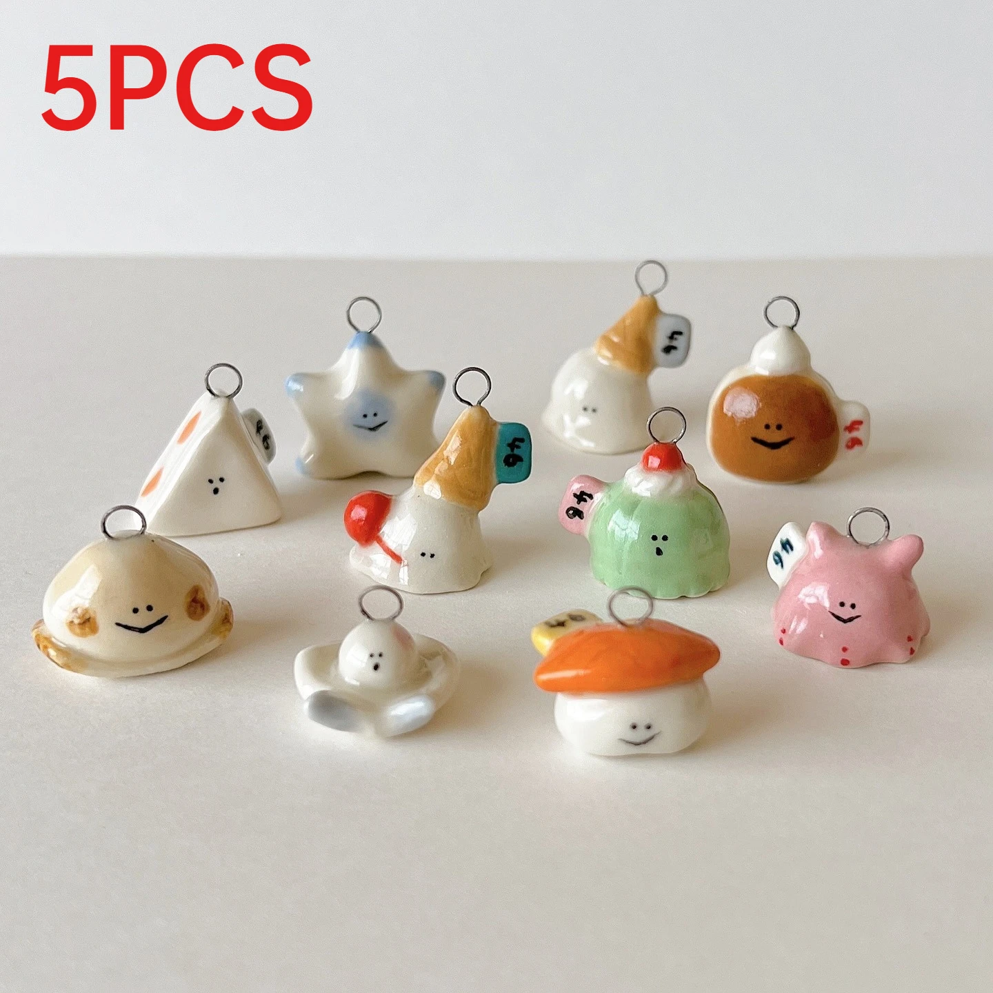 5Pcs Cute Food Charms Bun Mushroom Pudding Cookie Sandwich Pendants DIY Jewelry Making Accessories
5Pcs Cute Food Charms Bun Mushroom Pudding Cookie Sandwich Pendants DIY Jewelry Making Accessories