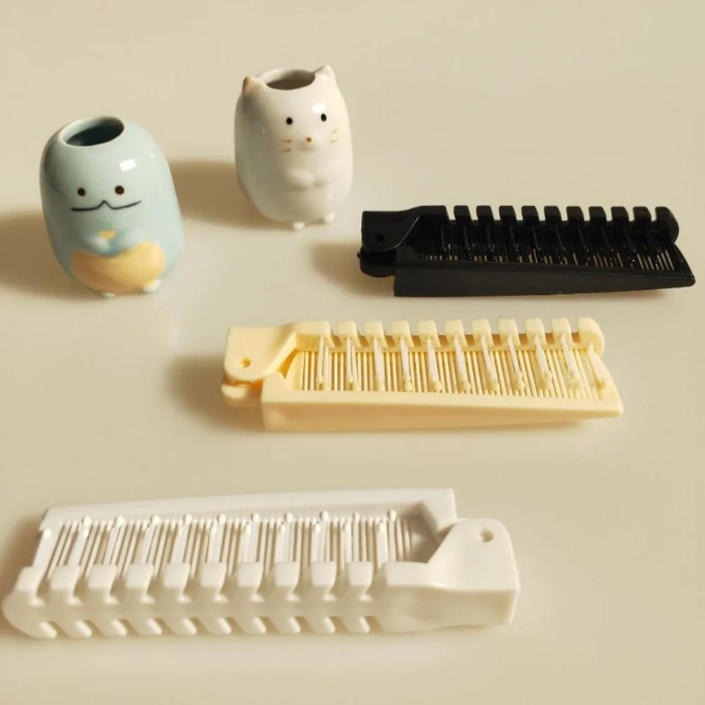 3 Pcs Folding Travel Comb Brush Mini Hairbrush for Curly Travel Size Women Plastic Round Toddler Miss Brushes Travel Comb
3 Pcs Folding Travel Comb Brush Mini Hairbrush for Curly Travel Size Women Plastic Round Toddler Miss Brushes Travel Comb