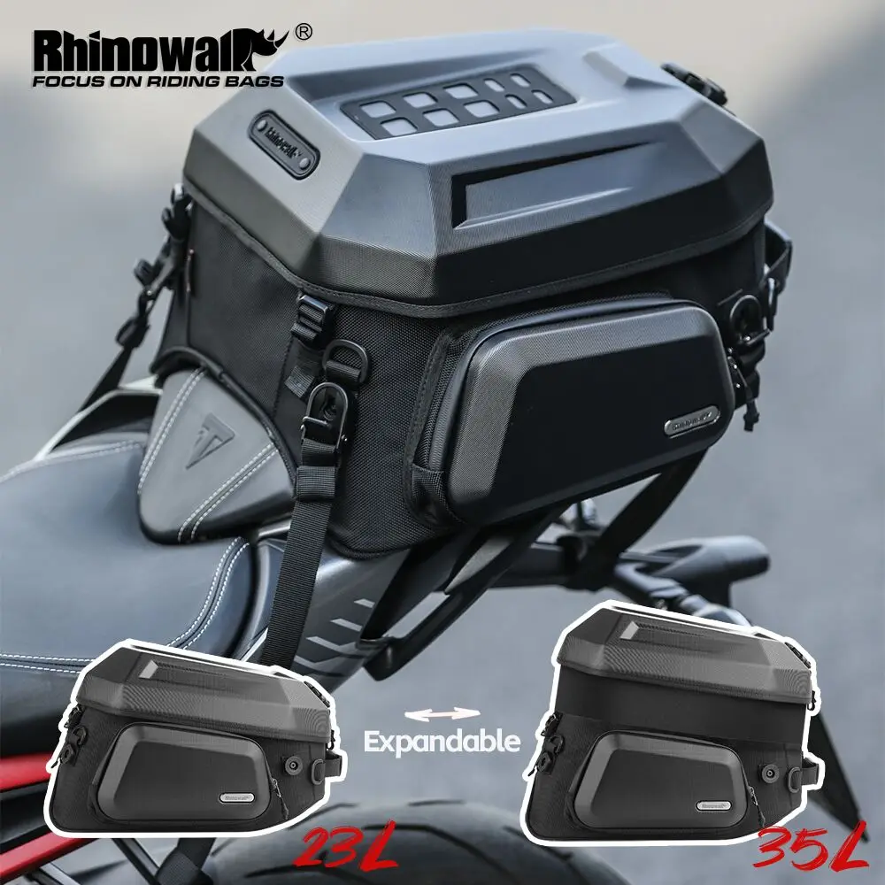 Rhinowalk Motorcycle Back Seat Bag Waterproof Full-Face Helmet Motor Hard Shell Bag Dry Tail Luggage With Rainproof Inner Bag
Rhinowalk Motorcycle Back Seat Bag Waterproof Full-Face Helmet Motor Hard Shell Bag Dry Tail Luggage With Rainproof Inner Bag