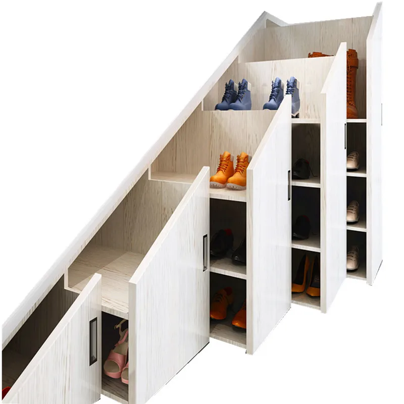 Overall custom white oak stair cabinet pull-out custom super storage shoe cabinet coat cabinet
Overall custom white oak stair cabinet pull-out custom super storage shoe cabinet coat cabinet