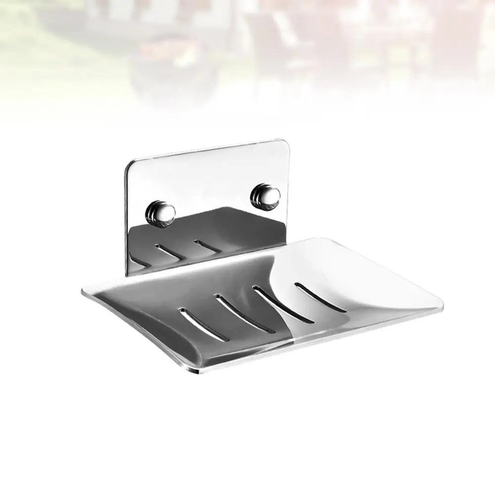 Stainless Steel Dish Holder Hollow Drainable Design Kitchen Bathroom Storage Rack No Punch Wall Mount Soap Tray Soap Basket
Stainless Steel Dish Holder Hollow Drainable Design Kitchen Bathroom Storage Rack No Punch Wall Mount Soap Tray Soap Basket